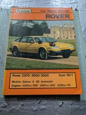 Rover SD1 2300, 2600, & 3500 (1977-1981) Autodata Autoreparaturanleitung