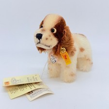 STEIFF Hund SPANIEL 1960 | Historische Miniaturen | 031571 | KFS | Sehr gut