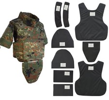 Schutzweste Flecktarn Größe