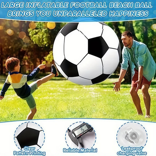 Großer pvc fußball - großer, pvc-fußball