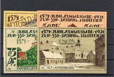 Angerburg 4 Scheine Notgeld