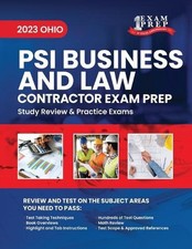 2023 Ohio PSI Contractor's Business and Law Exam Prep: 2023 Study Review & Pract