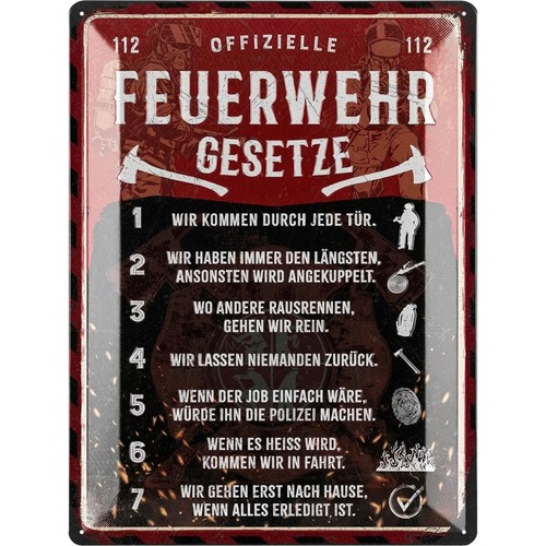 Xxl retro blechschild - retro,