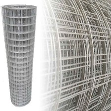 Gartenzaun Wildtzaun Maschendraht Verzinkt 100cm 25m 1,4mm 50x50mm Gitterzaun