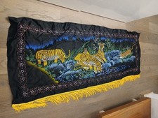 Wandteppich Kunsttoff Tiger Dschungel