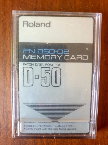 Roland d50 memory - roland, card