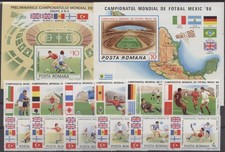 Fußball WM 1986, Soccer - Rumänien - ** MNH