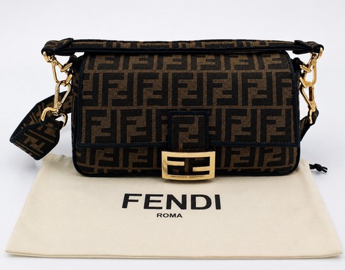 Fendi canvas baguette ff - canvas,