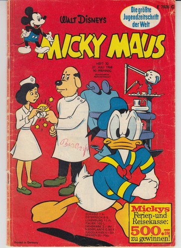 Micky maus 1968 30 - micky, 1968/nr.
