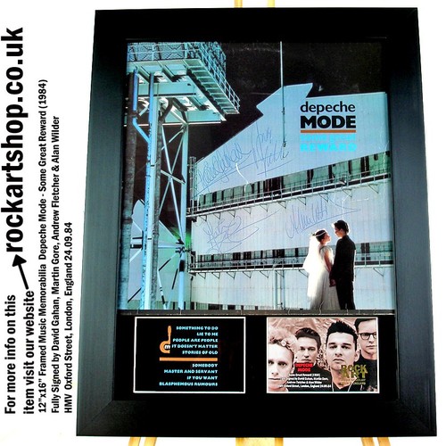 Depeche mode signed dave - mode,