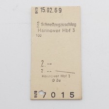 Fahrkarte Fahrschein EISENBAHN