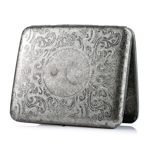 Retro silber zigarettenetui - silber,