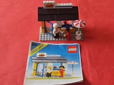 Vintage Lego Set 6683 Legoland Hamburger Stand / Imbiss mit Bauanleitung !!!
