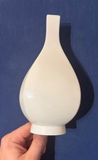 KPM Berlin Vase weiß - Eckig & Bauchig - Höhe: 23,6cm - 1. Wahl