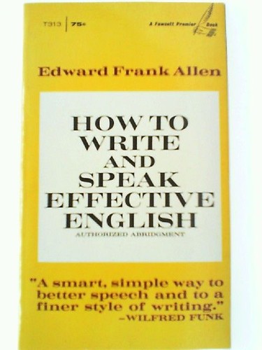 How write and speak - how, to