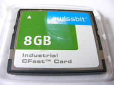 .. 8GB CFast Card Industrial ( 8 GB CFast Karte ) SWISSBIT gebraucht ..