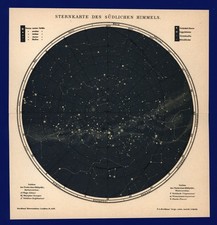 Sternkarte anno 1896 -
