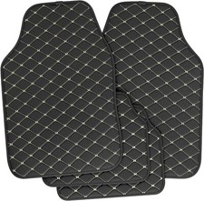 4-teilig Auto Fußmatten Universal Matte Fußmatte Auto Teppiche Allwetter