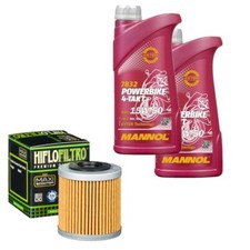 Piaggio Beverly 350 Sport Touring ABS M69300 13, MN 15W50 2L, HiFlo Ölfilter Set