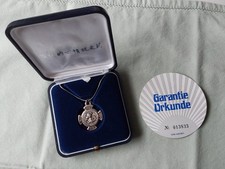 Hanussen Drachenkreuz Echt Silber 800 Schutzamullet