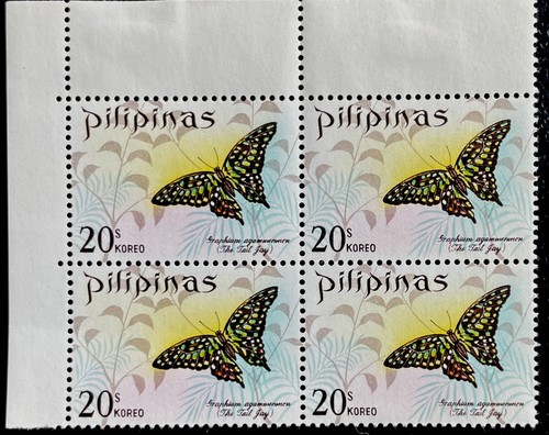 Butterfly tail jay - butterfly, block