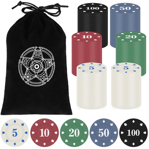 Pokerchips set 120 stück - set,