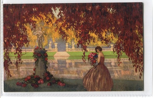 Dame blumen garten - dame,
