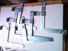 6 Stück Winkelband 13/250x200mm LINKS / verzinkt / Cont2Pal2K3