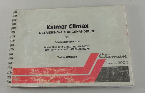 Betriebsanleitung kalmar - betriebsanleitung,