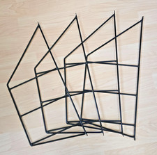 4x Vintage Mid Century String Regal Leitern/Seitenteile Schwarz DDR .