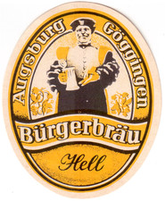 Sehr alte deutsche Bieretikett