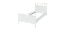 LIVARNO home Bettgestell Bettrahmen Gestell »Stockholm« weiß L209xB104xH112 cm