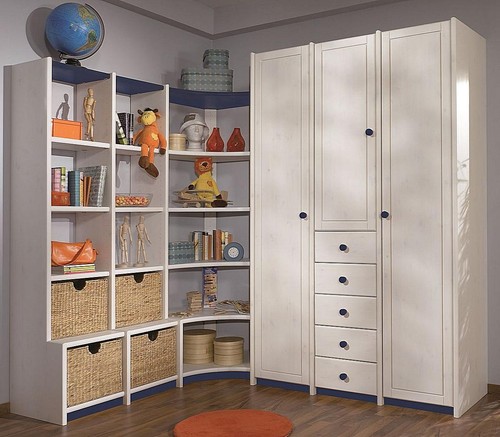 Kinderzimmer-Schrankwand