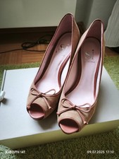Pumps "SI by Sinela" Spain Wildleder in sand Gr.40 Bestzustand