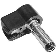 BKL Electronic 072140 Niedervolt-Steckverbinder Stecker, gewinkelt 5.5 mm 2.5...