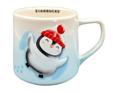 Starbucks Mug Tasse Becher Pinguin Schnee Engel Winter 11OZ mit Papiertasche