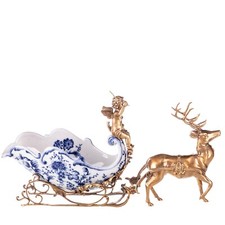 Porzellan Bronze Schale