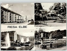 52028683 - 8400 Riesa Dresdner Strasse Omnibus Freitreppe Schwimmbad Neubauten