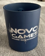 Tasse blau mit Novoline Novo