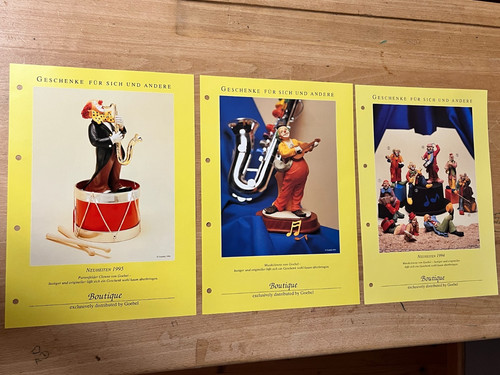 Musik clowns 3 prospekte - musik,
