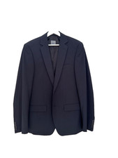 Montego Anzug Herren schwarz-blau, Größe 94, Business, Top-Zustand, Lang
