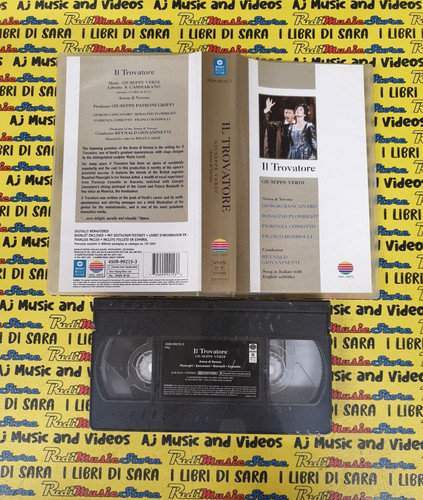 Vhs trovatore giuseppe - il,
