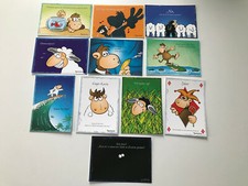 Post-Karten-Set 11 Stück witzige Karten - lustige Schafe - lustiger Affe NEU