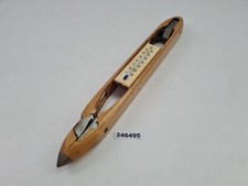 Thermometer in Weberschiffchen eingebaut Holz PLS01  #246495