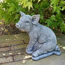 Steinfigur Hausschwein