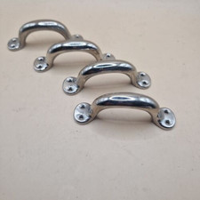 Antik Schubladengriff 72mm CHROM Möbelgriff  Vintage Griff Restauration DDR