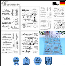Weihnachtsstempel Set Silikon