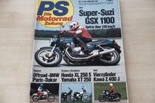 4) PS Sport Motorrad 07/1980 - Hercules Supra 4 mit 3P - MZ TS 250/1 Gespann mit