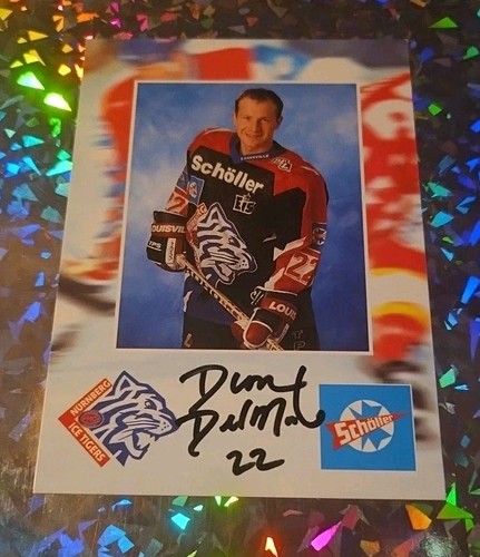 Del eishockey autogrammkarte - eishockey,