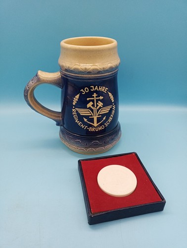 Selten bierkrug und - bierkrug, medaille